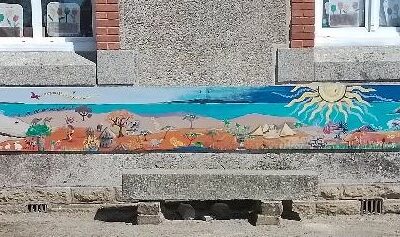 Fresque réalisée par les élèves