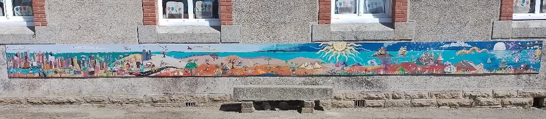 Fresque réalisée par les élèves